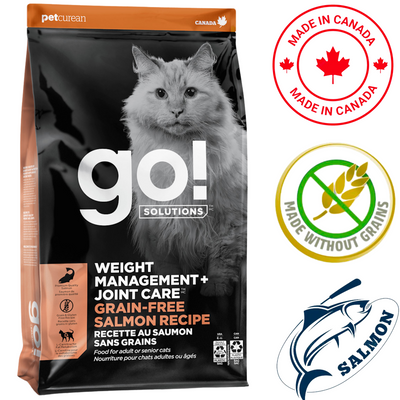 Go! Solutions - Weight Management + Joint Care Grain Free Salmon Dry Cat Food - 3 lb