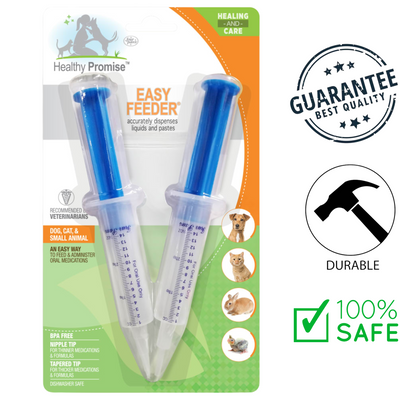 Healthy Promise - Easy Feeder Pet Feeding Syringe (Pack of 2)