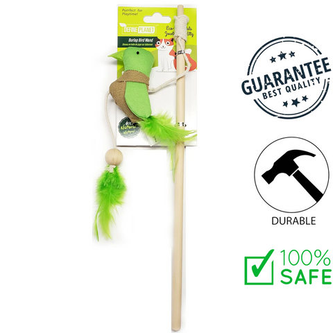 Define Planet - Burlap Swing Stick Cat Toy — main