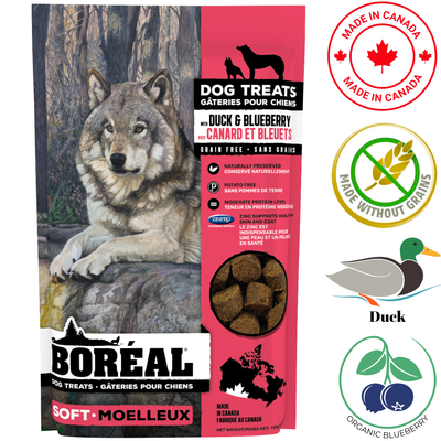 Boreal - Duck & Blueberry Dog Treats - 150 Grams