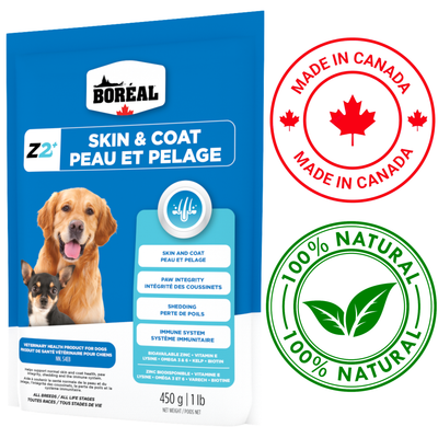 Boreal - Zinpro Z2+ Skin And Coat Dog Supplement - 450 Grams