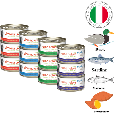 Almo Nature - HQS Complete Variety Pack #1 Canned Cat Food - 2.47 Oz