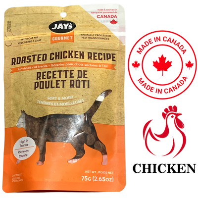Jay's - Gourmet Chicken Air Dried Cat Treats - 75 Grams