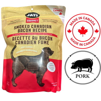 Jay's - Gourmet Air Dried Smoked Canadian Bacon Dog Treats