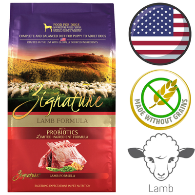 Zignature - Limited Ingredient Grain Free Lamb Dry Dog Food - 4 lb