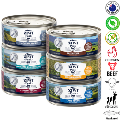 ZIWI - Variety Pack Sampler Canned Cat Food - 3 Oz