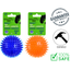 Riley & Rex - Squeaky Spiky Ball Dog Toy