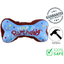 Riley & Rex - Squeaky Plush Happy Birthday Bone Dog Toy - 10.63 In