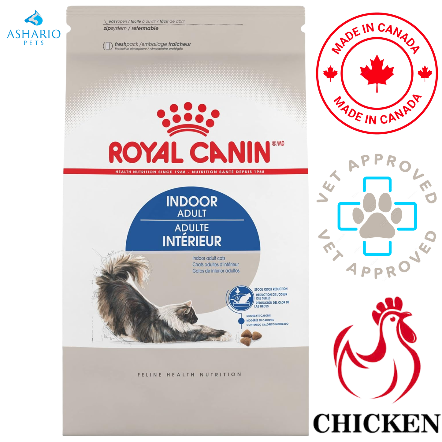 Royal Canin - Feline Health Nutrition Indoor Adult Dry Cat Food
