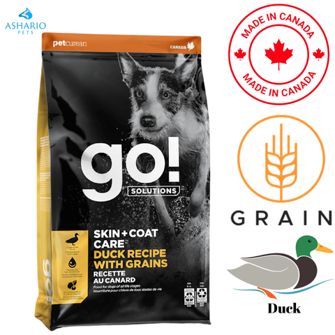Go! Solutions - Skin + Coat Care Duck With Grains Dry Dog Food
