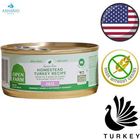 Open Farm - Grain Free Homestead Turkey Pate Canned Cat Food