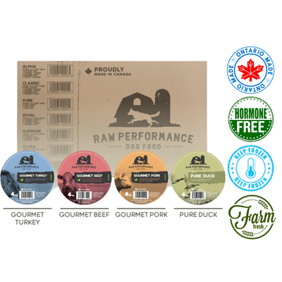 Raw Performance - Super Supreme Pack Raw Dog Food - 48 lb