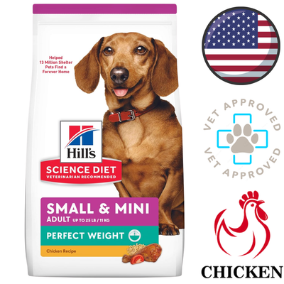 Hill's Science Diet - Perfect Weight Chicken Small Breed Dry Dog Food - 4 lb