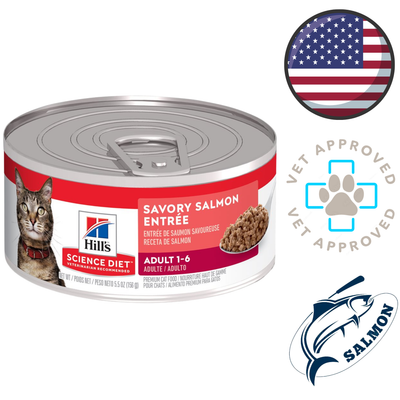 Hill's Science Diet - Salmon Entree Canned Cat Food - 5.5 Oz