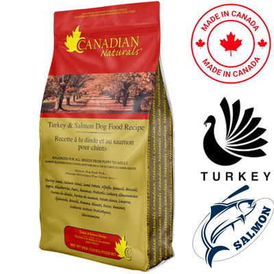 Canadian Naturals - All Life Stages Turkey & Salmon Dry Dog Food - 30 lb