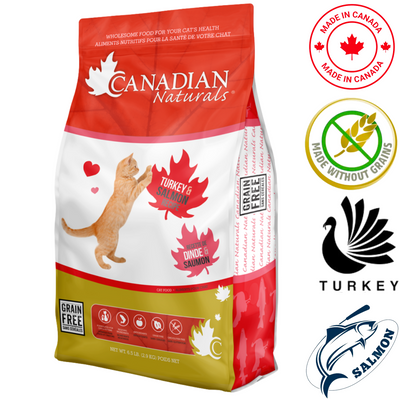 Canadian Naturals - Grain Free Turkey & Salmon Dry Cat Food - 6.5 lb