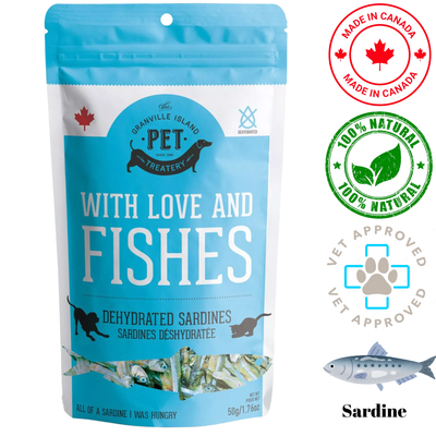 Granville Island Pet Treatery - With Love And Fishes Dehydrated Dog Treats