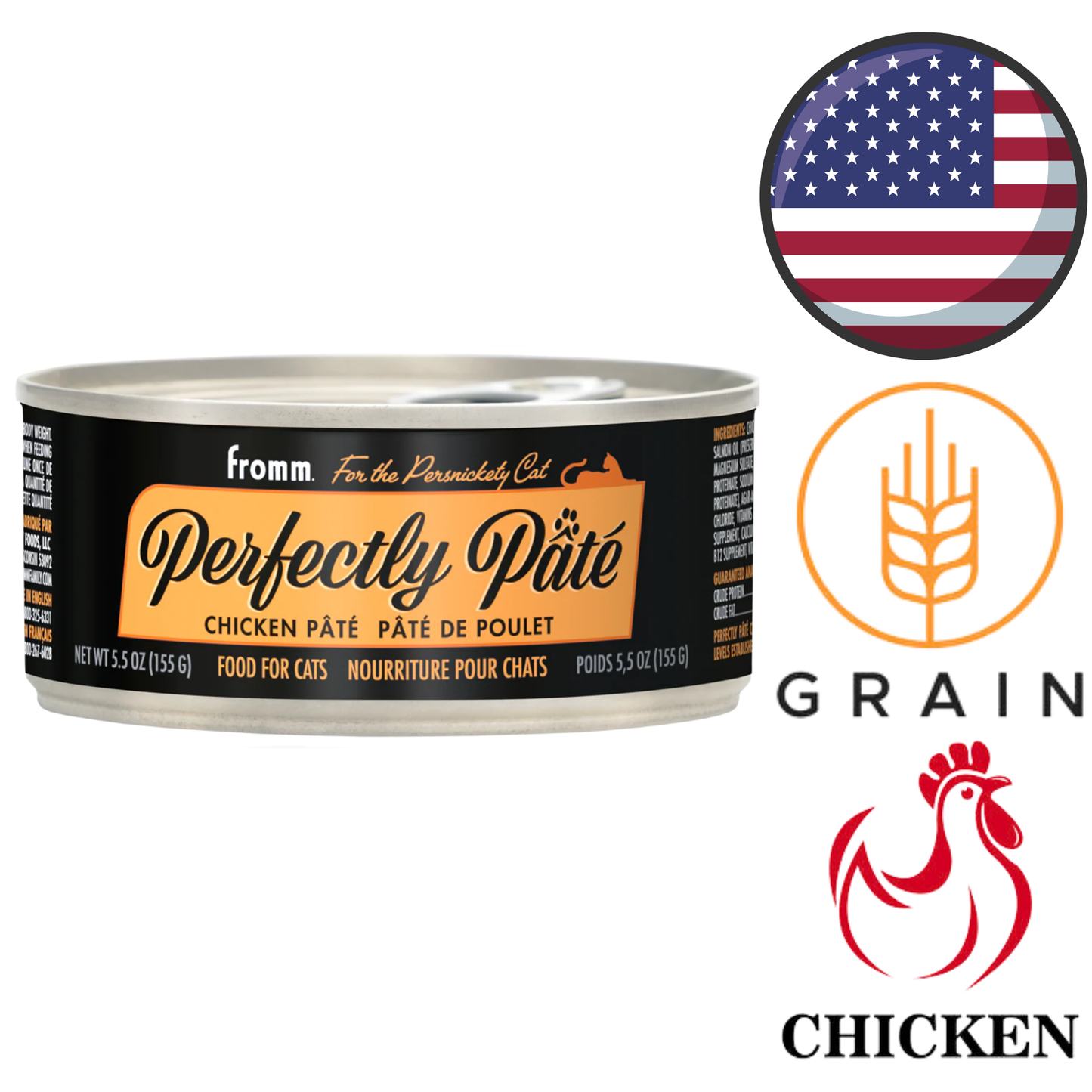 Fromm - PurrSnickety Chicken Pate Canned Cat Food - 5.5 Oz