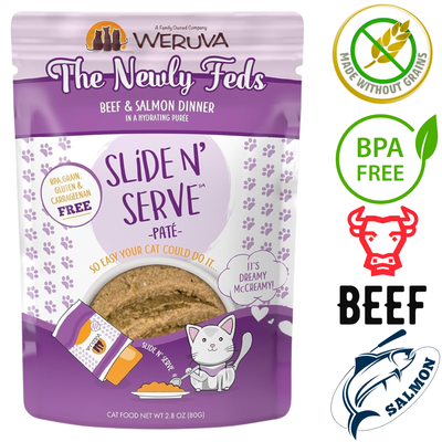Weruva - The Newly Feds Wet Cat Food Pouch - 2.8 Oz