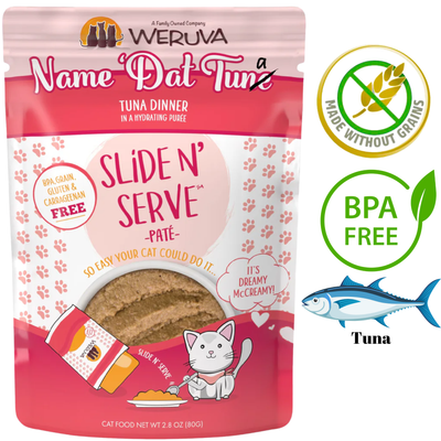 Weruva - Name 'Dat Tuna Wet Cat Food Pouch - 2.8 Oz