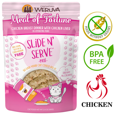 Weruva - Meal Of Fortune Wet Cat Food Pouch - 2.8 Oz