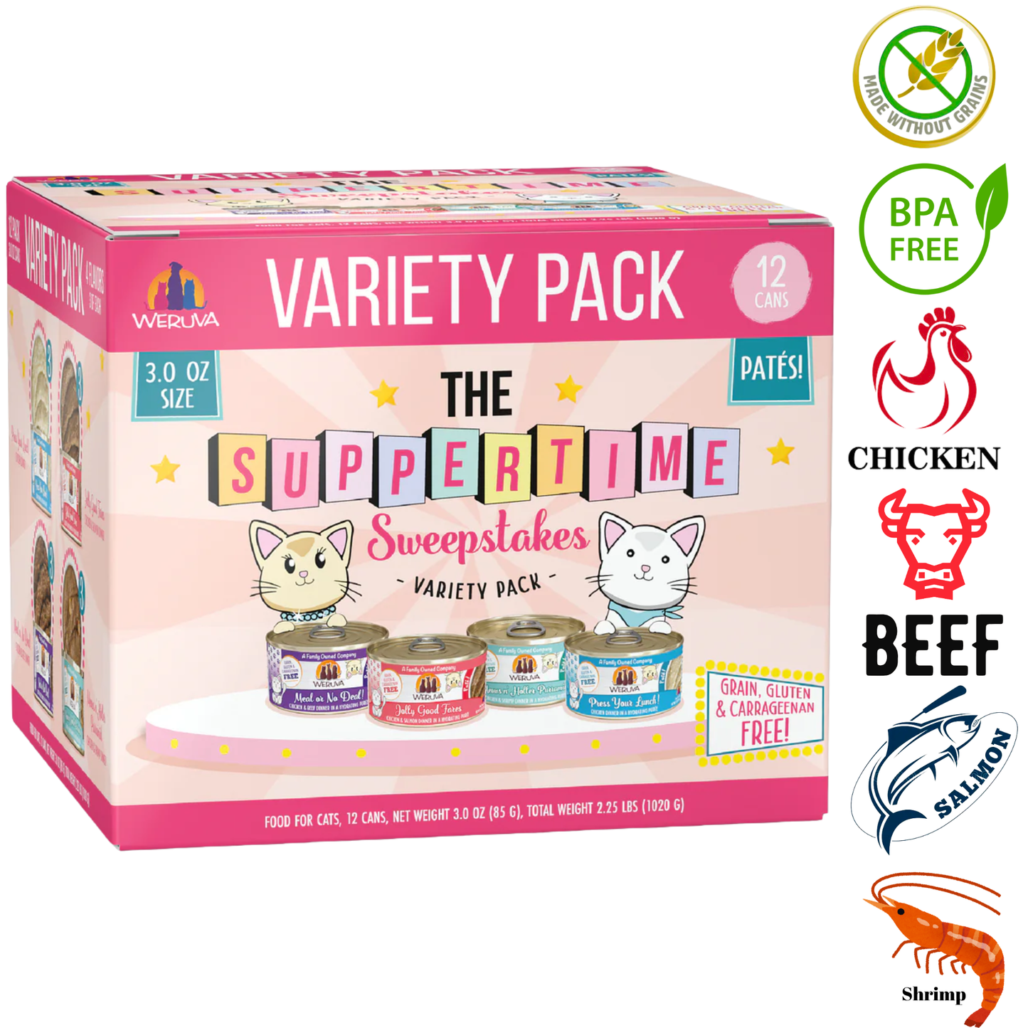 Weruva - Suppertime Sweepstakes Variety Pack Canned Cat Food