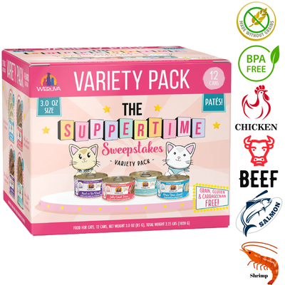 Weruva - Suppertime Sweepstakes Variety Pack Canned Cat Food