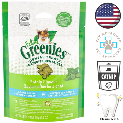 Greenies - Catnip Dental Cat Treats