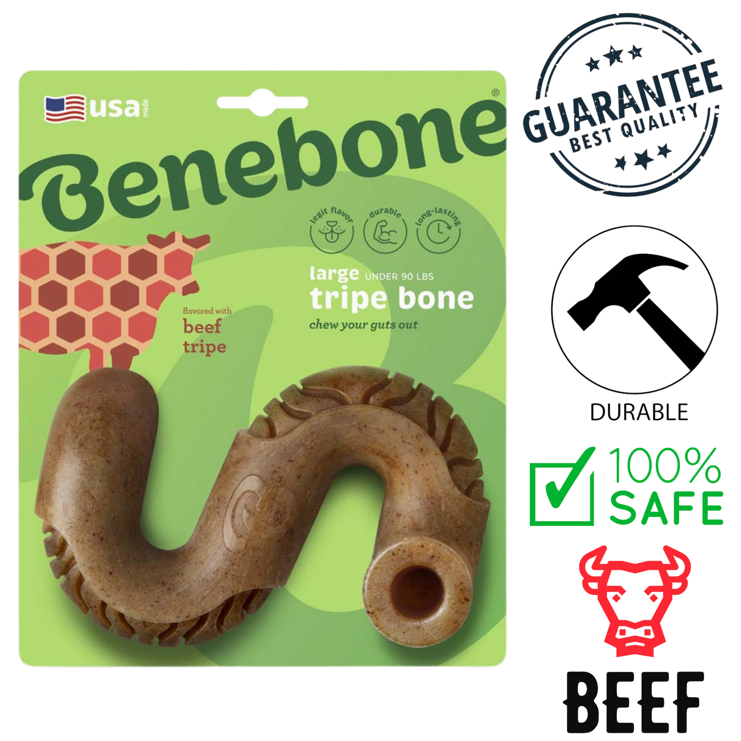 Benebone - Tripe Bone Dog Chew Treat