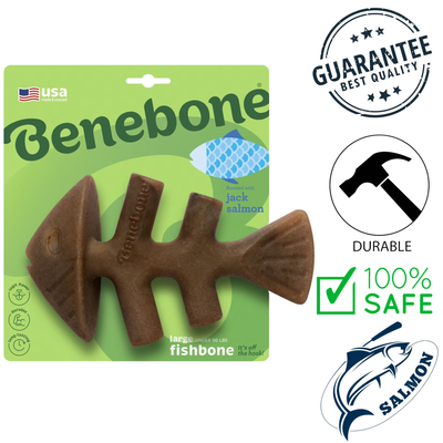 Benebone - Salmon Fishbone Dog Chew Treat