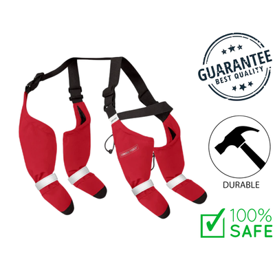 Canada Pooch - Dog Suspender Boots - Red