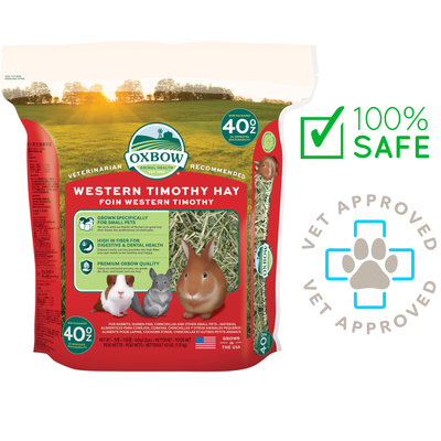 Oxbow Animal Health - Western Timothy Hay - 40 Oz