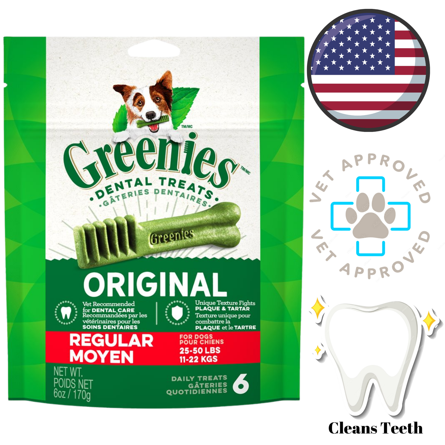 Greenies - Teenie Regular Dental Dog Treats