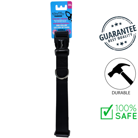 Riley & Rex - Solid Nylon Dog Collar — main