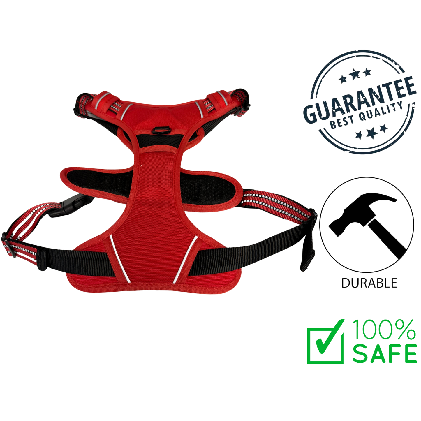 Ashario Pets - Lightweight Reflective Harness