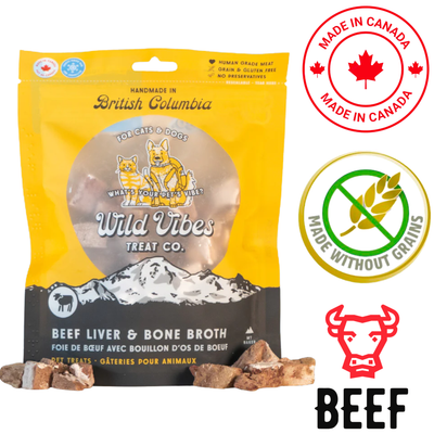 Wild Vibes - Beef Liver & Bone Broth Pet Treats