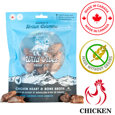 Wild Vibes - Chicken Heart & Bone Broth Pet Treats