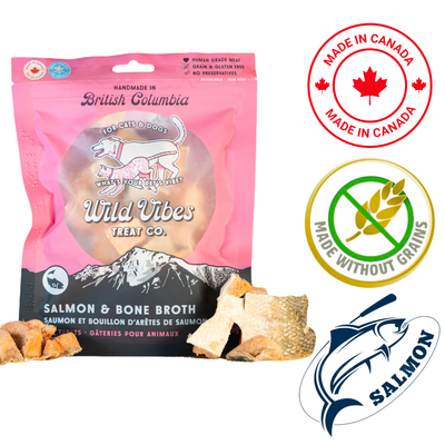Wild Vibes - Salmon & Bone Broth Pet Treats