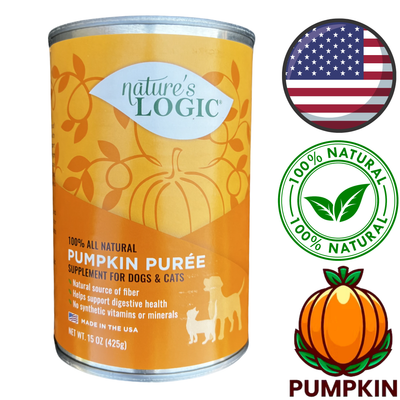 Nature's Logic - Pumpkin Puree For Dogs & Cats