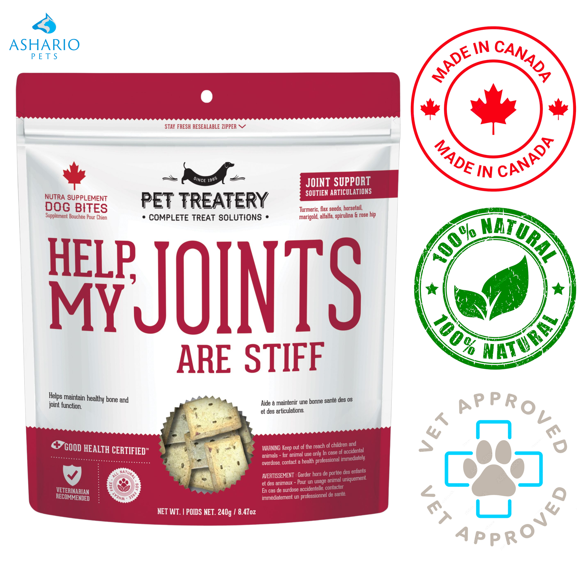 Granville Island Pet Treatery - Help My Joints Are Stiff Dog Treats — main