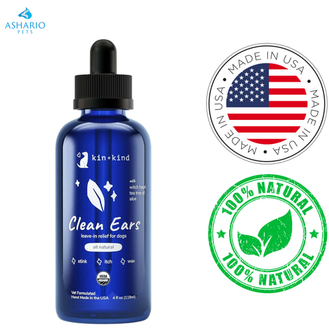 Kin+Kind - Organic Clean Ears Dog Ear Cleanser