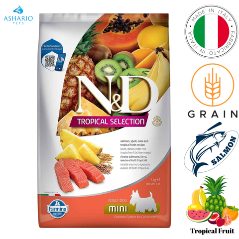 Farmina - Tropical Selection Salmon & Tropical Fruits Adult Mini Dry Dog Food