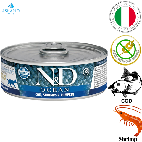 Farmina - Ocean Cod & Shrimp Canned Cat Food