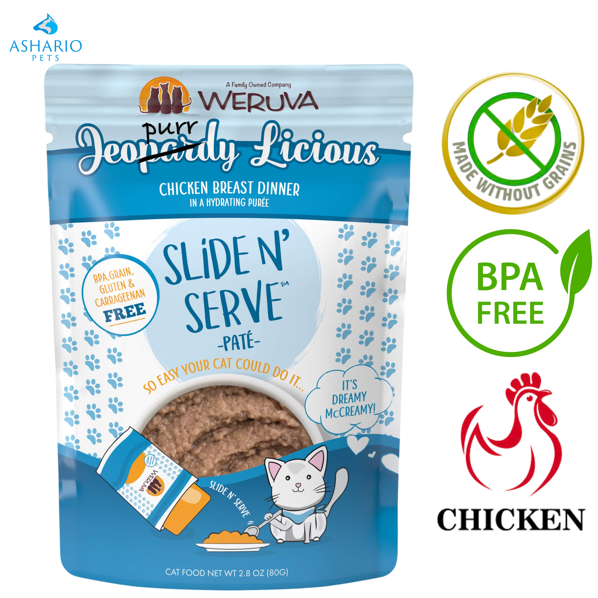 Weruva - Jeopurrdy Licious Wet Cat Food Pouch