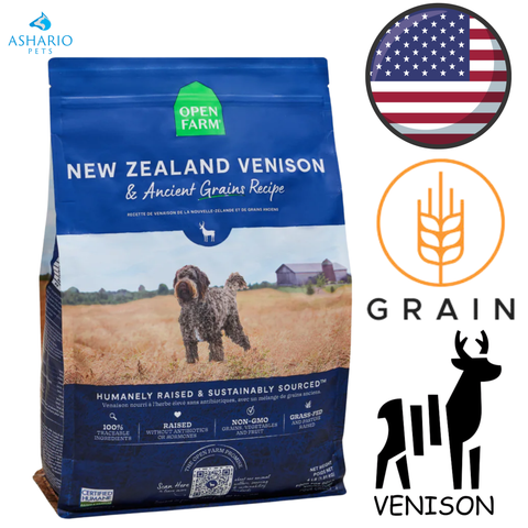 Open Farm - New Zealand Venison & Ancient Grains Dry Dog Food