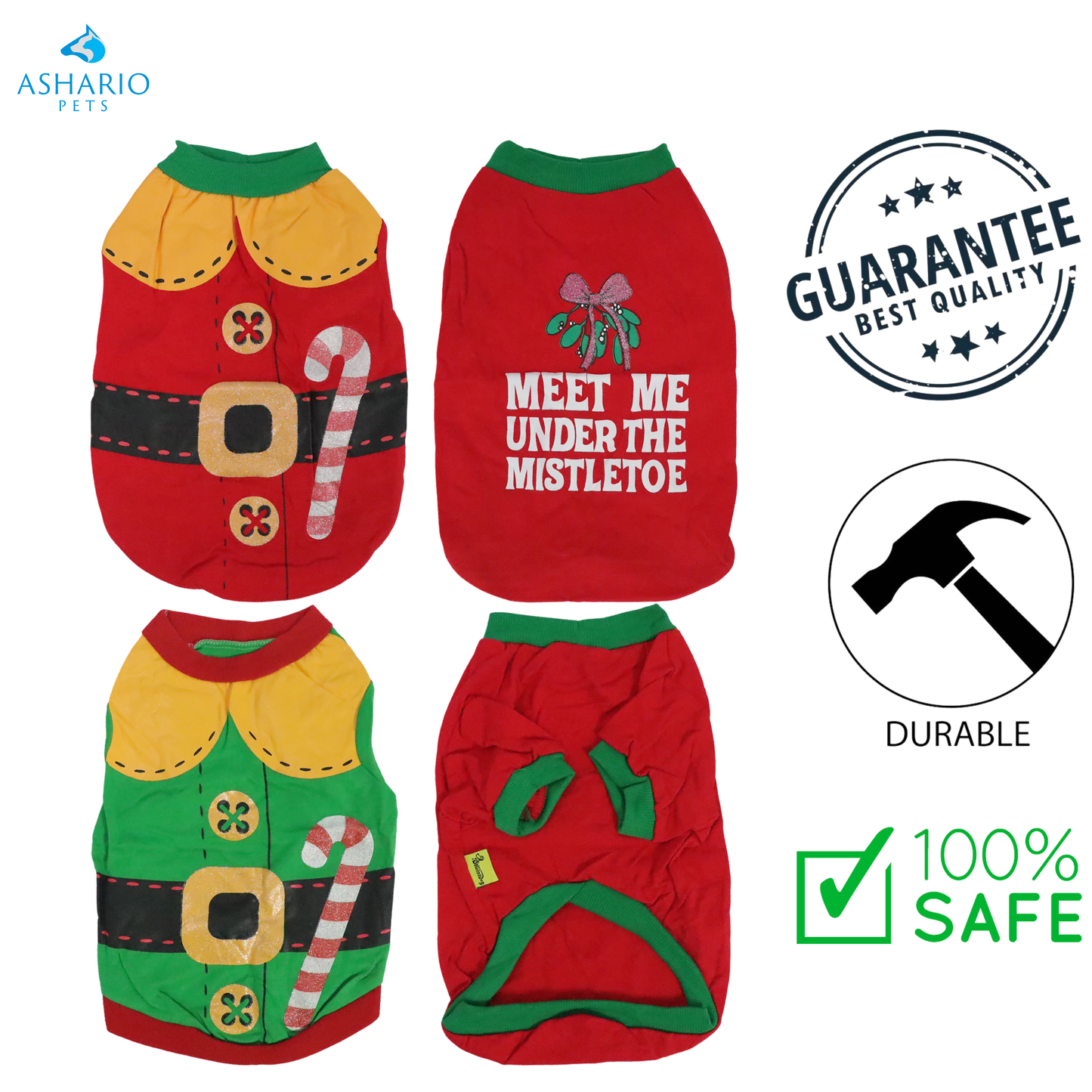 Riley & Rex - Xmas Cotton Dog T-Shirt