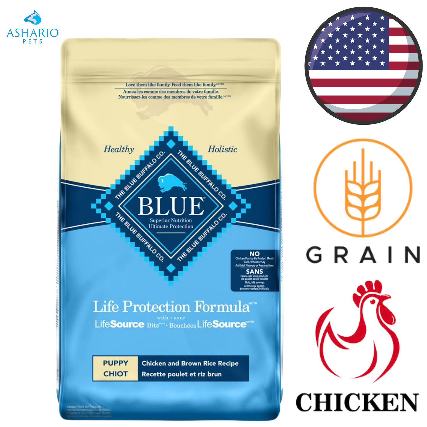 Blue Buffalo - Life Protection Chicken Puppy Dry Dog Food