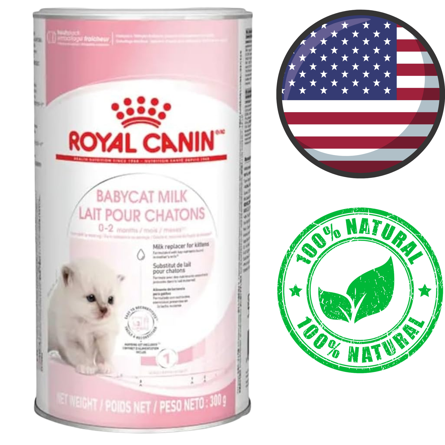 Royal Canin - Feline Health Nutrition Babycat Milk Replacer For Kittens - 300 Grams