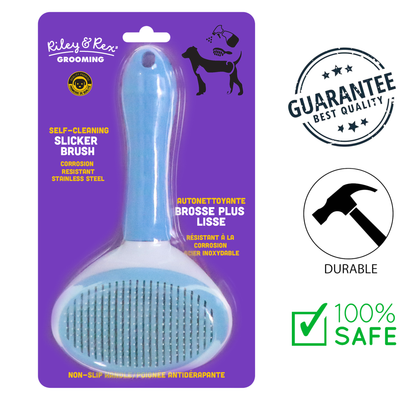 Riley & Rex - Self-Cleaning Pet Slicker Brush
