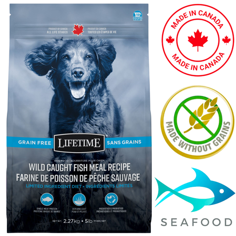 Lifetime - Grain Free Wild Caught Fish Dry Dog Food